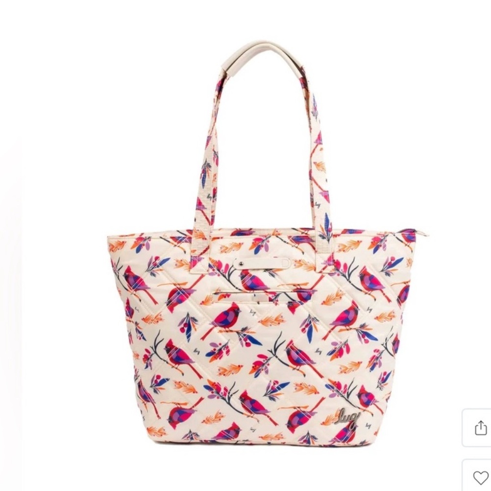 Lug Skyliner 2 Tote Bag “ Cardinal Cream”. NWT - Picture 3 of 10